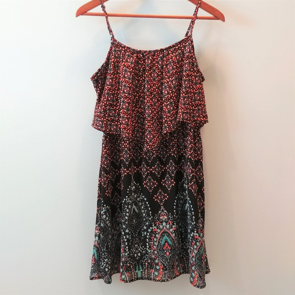 Juniors Dress, Xhilaration Size Medium, Multi-Color